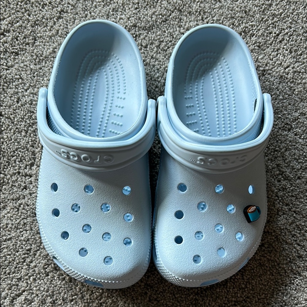 Brand new Light blue Crocs